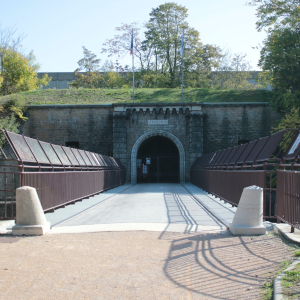 Entrée du fort de Bron © Claire Morel